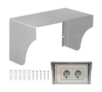 Lpoppcx Boîtier De Sonnette,Bouclier De Protection en Acier Inoxydable,Couvercle Étanche pour Sonnette Vidéo - pour Lecteur De Cartes, Support De Charge, Contrôleurs