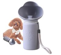 Lpoppcx Bouteille d'eau Portable pour Chien | Bouteille D'abreuvement Pliable pour Chien - Distributeur Récipient Coupe Étanche avec Lanière | pour Camping Road Trip Parc Randonnée Sac À Dos