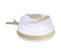 Lpoppcx Couvercle pour micro-ondes, ustensile de cuisine réutilisable avec poignée | Couvercle d'assiette pliable ventilé au micro-ondes | Pour préparation des repas, soupes, sauces, lait, restes de