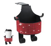 Lpoppcx Crochets pour Appuie-Tête De Voiture - Porte-gobelet de Rangement Intérieur - Support pour Sacs Et Sacs À Main,pour Voiture Camion Navette Quotidienne Voyage sur La Route Voyage Sortie