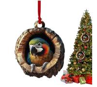 Lpoppcx Décorations De Noël Animaux - Pendentifs Accrochables en Acrylique 2D | Ornements Suspendus pour Décorateurs Événementiels Organisateurs | Organisateur Événement Extérieur Couronne Porte