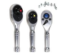 Lpoppcx Jeu de mini clés à cliquet | Outil réversible à 72 dents en acier au chrome vanadium pour mécaniciens | Mini levier à cliquet - Pour le montage de composants mécaniques et la réparation de