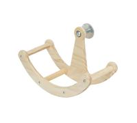 Lpoppcx Jouets pour Cage d'oiseaux | Perchoir Rotatif en Bois pour Cage | Jouet Interactif sur Support pour Calamopsitte Conure Canari Perruche Pigeon Inséparable - Maison