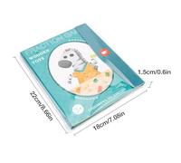 Lpoppcx Livre De Démonstration des Fractions Magnétiques | Manipulateurs Mathématiques Multifonctionnels - Cercles De Fractions Magnétiques Éducatifs pour,pour Et Élèves du Primaire