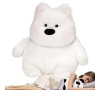 Lpoppcx Peluche Chien, Décoration D'Intérieur Douce Et Réversible pour Noël, Peluche Chiot Animal De Compagnie, pour Salon Chambre Chevet Chambre d'Bureau Étagère Entrée Voiture Anniversaire Voyage