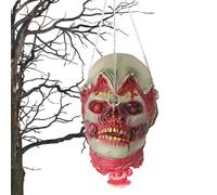 Lpoppcx Tête factice | Décoration extérieure réaliste d'Halloween | Partie du corps étanche Décoration pour salle d'évasion, labyrinthe d'horreur, théâtre