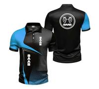 LPPALsjd Polo D'entraînement 3D pour Hommes Sportswear pour S.A.A.B T-Shirt À Manches Courtes Et Col Contrasté De Couleurs Contrastées Vêtements De Tennis-LanS||L