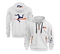 LPPALsjd Sweats À Capuche pour Hommes pour I.s.l.e of M.a.n T..T Pulls Sweatshirts Sweat À Capuche Demi-Zip Veste Printemps-Automne Manteau À Capuche Vêtements-BS||3XL