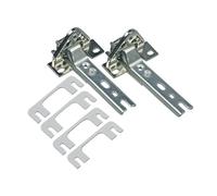 LPPP Kit charnières réfrigérateur compatible avec Bosch Siemens 00268698 | Pour Constructa Neff Balay, OEM 268698, Whirlpool 481241718776, Miele 2285121, réfrigérateur/congélateur, lot de 2