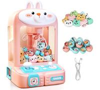 LPQKCcY Machine à Bonbon Machine à Pinces pour Enfants Petite Mini Machine Attrape Bonbon Distributeur De Bonbons Jeu De PréHension, Cadeau Festif pour Les Filles pour NoëL Ou Un Anniversaire