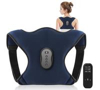 LPQKCcY Redresseur Dos avec Fonction Massage Corset Dos Droit Correcteur Posture Réglable Chauffage Soutien dorsal Vibration Masseur pour Aider à Détendre les Muscles Tendus