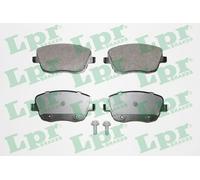 LPR 05P817 Kit de plaquettes de frein, frein à disque pour SEAT,SKODA,VW
