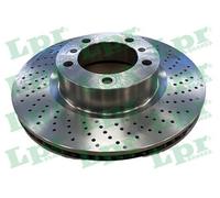 LPR P2038V Disque de frein pour PORSCHE