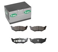 LPR Plaquettes de freins Arrière Épaisseur 17mm 05P894 Compatible avec CHRYSLER PT CRUISER PT, DODGE NEON, PLYMOUTH VOYAGER/GRAND VOYAGER