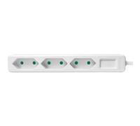 [LPS229] LogiLink Multiprise Euro, triple, sans interrupteur, blanc