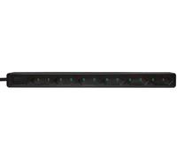 LogiLink LPS231B multiprise 1,5 m 6 sortie(s) CA Intérieure Noir