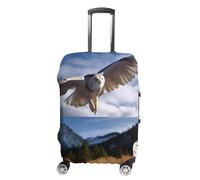 LPSADGF Housse de protection pour bagages d'animaux et paysages - Housse de valise de voyage avec impressions double face, ajustement universel de 45,7 à 81,3 cm, housse de bagage de voyage lavable et