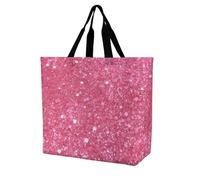 LPSADGF The Witch of Darkness Sac fourre-tout pour femme - Sac d'épicerie pliable réutilisable, sac à main à bandoulière, Paillettes scintillantes, 40x40x16cm