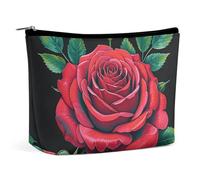 LPSADGF Trousse de toilette pour femme - Motif bateau à voile bleu - Capacité portable - Avec fermeture éclair - Léger et mignon - Organiseur de maquillage pour voyage, accessoires, essentiels, Rose