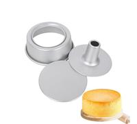 Lpsdssre Chiffon Cake Baking Pan | Round Cake Mould With Removable Bottom | Nonstick Cake Pan | Loose Bottom Cake Pan | Round Cupcake Pan Versatile For Various Desserts For Easy Baking