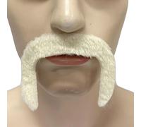 Lpsdssre Fausse barbe de Noël, cosplay, moustache - Accessoire de cosplay respirant pour chasse, maison, théâtre, acteurs, drag interprètes, modèles de photographie, événements à thème