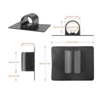 Lpsdssre Fermoir Fixe Flottant pour Planche de Paddle - Boucles Fixes D Équilibre Pour Paddle Board,Clip Flexible Pour Tube De 30mm De Diamètre Extérieur Pour Adultes En Extérieur Surf Kayak Et Bateau