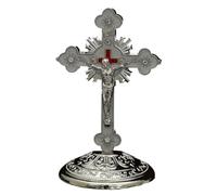 Lpsdssre Statue de de Jésus, design résistant à la décoloration, 9 x 6 cm, figurine Sainte , décoration d'intérieur religieuse, design inspiré de la foi, pour table de chevet, étagère