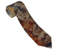 LPSRTWE Cravate de peinture abstraite pour homme - Cravate classique en soie fine tissée jacquard - Cravate pour homme, Granit abstrait, taille unique