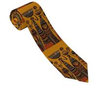 LPSRTWE Cravate mignonne en soie pour homme Motif fruits de yoga, Culture africaine créative, taille unique