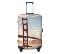 LPSRTWE Housse de bagage de voyage anti-rayures - Élastique - Épais - Lavable - Pour bagages de 45,7 à 81,3 cm, Noir , XL