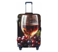 LPSRTWE Housse de bagage de voyage anti-rayures - Élastique - Épais - Lavable - Pour bagages de 45,7 à 81,3 cm, noir, X-Large