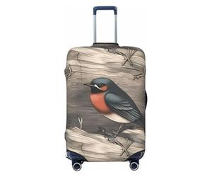 LPSRTWE Housse de bagage de voyage anti-rayures - Housse de protection élastique épaisse - Lavable - Housse de bagage d'hirondelle grange en graphite - Convient aux bagages de 45,7 à 81,3 cm, Noir , M