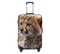LPSRTWE Housse de bagage de voyage anti-rayures - Housse de protection élastique épaisse - Lavable - Pour valise de 45,7 à 81,3 cm, noir, Small