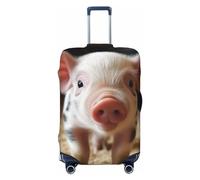 LPSRTWE Housse de bagage de voyage anti-rayures - Housse de protection élastique épaisse - Lavable - Pour valise de 45,7 à 81,3 cm, Noir , L