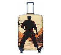 LPSRTWE Housse de bagage de voyage anti-rayures - Housse de protection élastique épaisse - Lavable - Pour bagages de karaté - Pour homme de 45,7 à 81,3 cm, Noir , XL