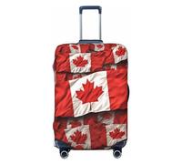 LPSRTWE Housse de bagage de voyage anti-rayures - Housse de protection élastique épaisse - Lavable - Pour valise de 45,7 à 81,3 cm, Noir , M