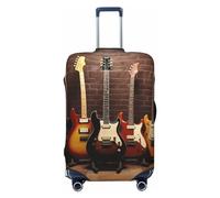 LPSRTWE Housse de bagage de voyage anti-rayures - Housse de protection élastique épaisse - Lavable - Pour valise de 45,7 à 81,3 cm, Noir , S