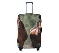 LPSRTWE Housse de bagage de voyage anti-rayures - Housse de protection élastique épaisse - Lavable - Pour bagages de 45,7 à 81,3 cm, Noir , XL