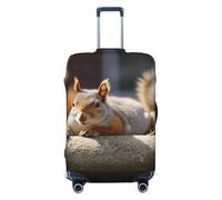 LPSRTWE Housse de bagage de voyage anti-rayures - Housse de protection élastique épaisse - Lavable - Pour bagages de 45,7 à 81,3 cm, Noir , M