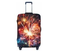 LPSRTWE Housse de bagage de voyage anti-rayures - Housse de protection élastique épaisse - Lavable - Pour bagages de 45,7 à 81,3 cm, Noir , XL