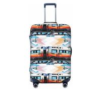 LPSRTWE Housse de protection pour bagages de voyage anti-rayures élastique épaisse lavable pour bagages de 45,7 à 81,3 cm, Noir , M