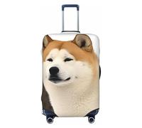 LPSRTWE Housse de protection pour bagages de voyage anti-rayures élastique épaisse lavable pour bagages Akita pour bagages de 45,7 à 81,3 cm, Noir , S