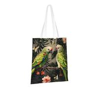 LPSRTWE Sac fourre-tout en toile robuste réutilisable pour les courses, les couples, les perroquets, les olives