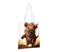 LPSRTWE Sac fourre-tout en toile robuste réutilisable pour les courses, les courses et les courses - Sacs cadeaux pour femme