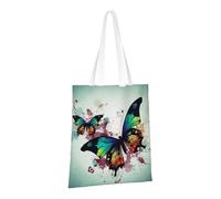 LPSRTWE Sac fourre-tout en toile robuste réutilisable pour les courses, les courses, les loisirs créatifs, les cadeaux pour femme