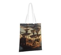 LPSRTWE Sac fourre-tout en toile robuste, réutilisable, sac d'épicerie, sac de courses fantaisie, sac cadeau pour femme