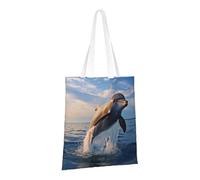LPSRTWE Sac fourre-tout en toile très résistant réutilisable pour les courses, sacs cadeaux mignons pour femme