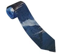 LPSRTWE Snowy Mountains Cravate classique en soie tissée jacquard pour homme, Montagnes enneigées, taille unique