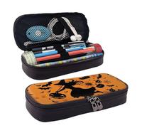LPSRTWE Trousse à crayons de grande capacité en cuir avec fermeture éclair pour homme et femme