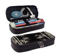 LPSRTWE Trousse à crayons de grande capacité en cuir avec fermeture éclair pour homme et femme
